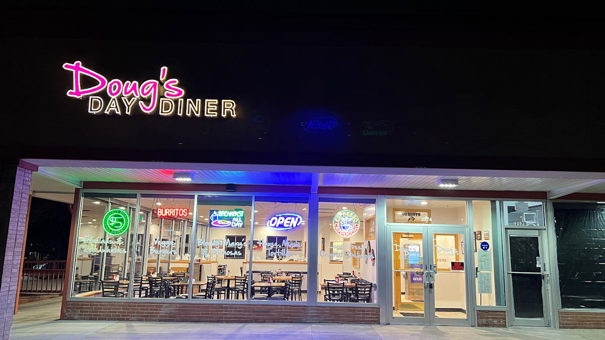 Doug's Diner Boulder location storefront